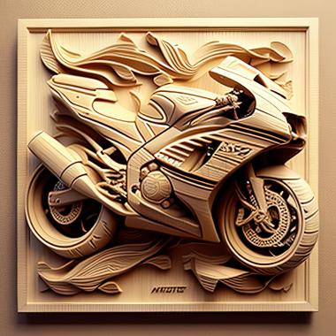 3D модель Kawasaki ZZR400 (STL)